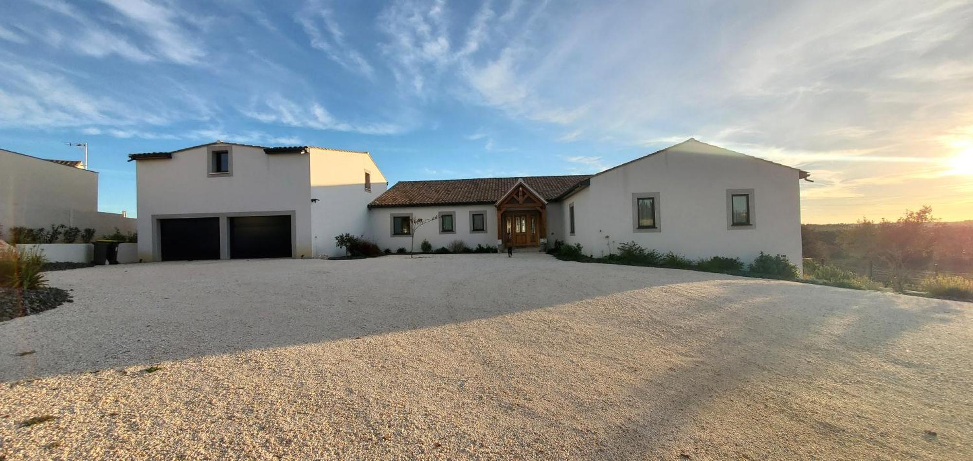 'Au Coeur Des Vignes' - Private Apartment & Garden Magalas Exteriör bild